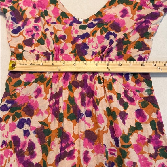 CAbi Women's 3/4 Sleeve Everybody Style 110 Hydrangea Floral Dress Size Medium - Picture 9 of 12